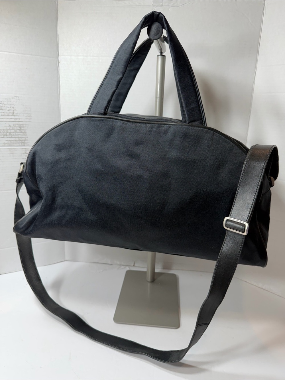 GRANELLO MADE IN ITALY Classic Black Men’s Duffel Bag
